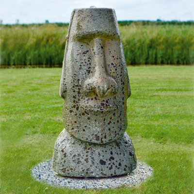 Ubbink ORITO - Keramik, in Anlehnung an Osterinsel-Statuen - 150l