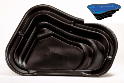 Ubbink Start 500 Fertigteich aus HDPE, Fassungsvermögen 500 l