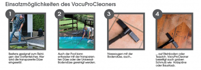 Ubbink VacuProCleaner Maxi - multifunktionaler Sauger 1250/1400 w