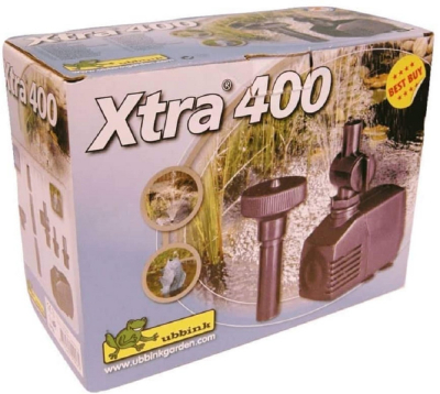 Ubbink Xtra  400 Springbrunnenpumpe - Qmax(l/h) 380, 5W, Hmax(m) 0,70, 3/8 - Vulkan H30x35 cm 