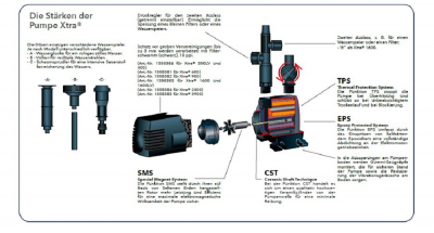 Ubbink Xtra  400 Springbrunnenpumpe - Qmax(l/h) 380, 5W, Hmax(m) 0,70, 3/8 - Vulkan H30x35 cm 