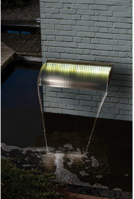 Ubbink Nevada 60 cm LED Set - Pumpe 3900 l/h, Becken 150l, Schlauch 2m - für eine Einbauhöhe von max. 50 cm                  