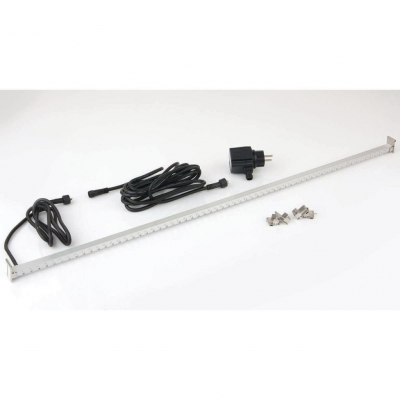 Ubbink LED Leiste 90 cm blau - Beleuchtung für Wasserfall - Trafo 12V, 62 LEDs blau, L 90 cm, Kabel 5 m, LED: 420 Lumen, EEK A+, 7W
