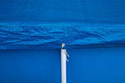 Bestway Abdeckplane 410 x 226 cm, blau, eckig