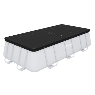 Bestway Flowclea PVC-Abdeckplane 396 x 185 cm, schwarz
