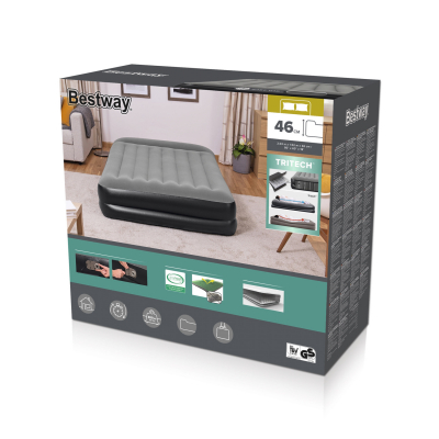 Bestway Luftbett Premium, TriTech™ Doppelluftbett 203 x 152 x 46 cm