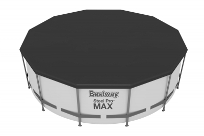 Bestway 56420 Frame Pool Steel Pro Set mit Filterpumpe + Zubehör  366 x 122 cm