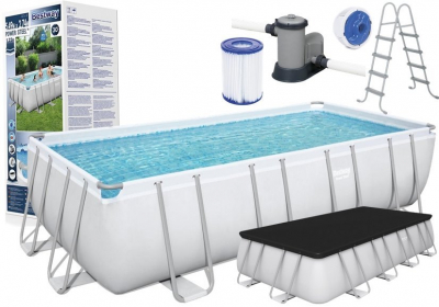 Bestway 56465 Frame Pool Power Steel Set 549 x 274 x 122 cm