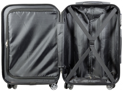 Kofferset 3tlg Reisekoffer Polycarbonat Hartschale Fly the world weiß