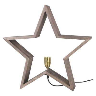 STAR Trading Holzstern LYSeKIL 52cm natur/braun