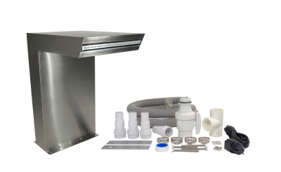 Ubbink Straight LED - Wasserfall, Inox 316L, 20 LEDs blau