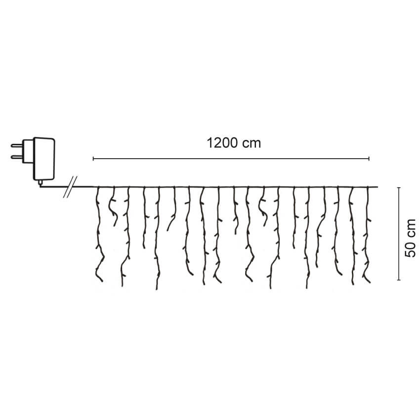 LED-Minilichtervorhang