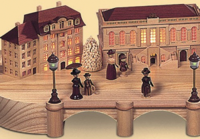 Schwibbogen Alt Dresden Gross 103x22x55cm
