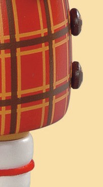 Räuchermann Schotte In Militärtracht Mit Dudelsack, 15x27cm