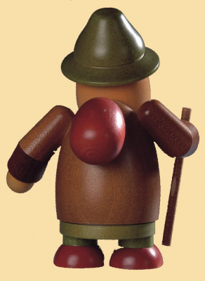 Räuchermann, Müllerchen Tourist, 11x16cm