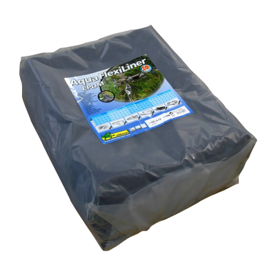 Ubbink AQUAFLEXILINER - Teichfolie - EPDM, als Fertigmaß, gefalten, Profil, Stärke 0,6mm - 6,72 x 10,00 m