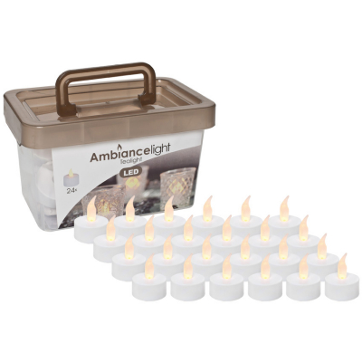 LED-Teelichter 24er-Set in Box