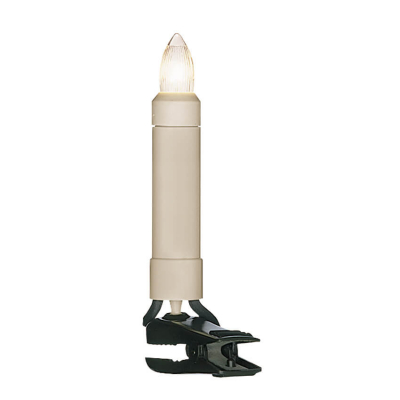 Rotpfeil Weihnachtsbaumkette, klar/weiß, 30 x E10/3W, mit teilbarem Stecker, 26 Meter