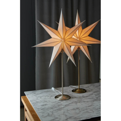Star Trading Weihnachtsstern Nicolas weiß/silber