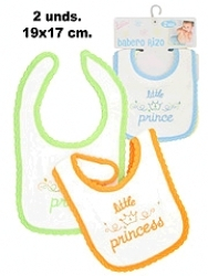 Lätzchen Babylatz mit Klettverschluß LITTLE PRINCE (2 Stück)