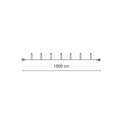 Wing Links LED-Minilichterkette 230V-System weiß 10m