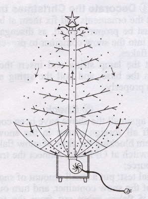 Weihnachtsbaum mit Schneefall Schnee LED Licht Musik 2 m GRN