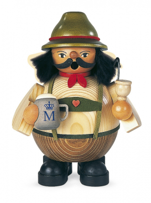 Räuchermann, Klein Bayer Auf Dem Oktoberfest, 12x14cm