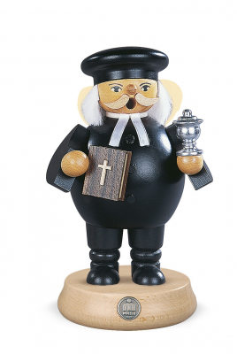 Räuchermann, Mittelgross Ev. Pfarrer, 11x18cm