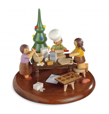 Motivplattform für Elektr.Spieldosen, Rolf Zuckowski Edition ''IN Der Weihnachtsbäckerei'', 13cm
