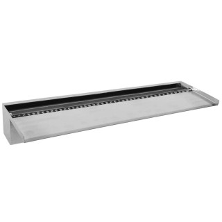 Ubbink Niagara, 90 LED WALL - Wasserfall, Inox 316L, Trafo 12V, 62 LEDs warmweiß, 1" - H10 x 90 x 20 cm, LED: 420 Lumen, EEK A+, 7W