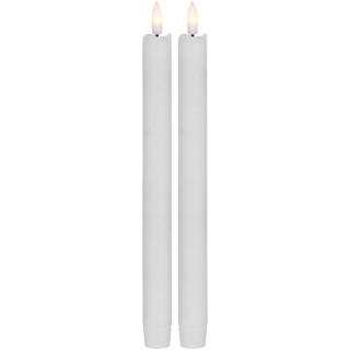 Star Trading LED-Echtwachskerzen-Set Flamme Antique H 250mm
