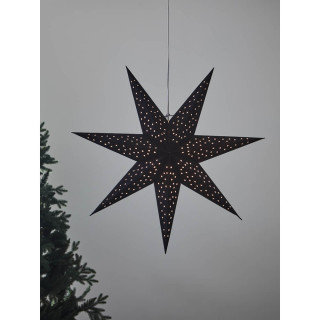 Mark Slöjd Weihnachtsstern Clara schwarz Samt