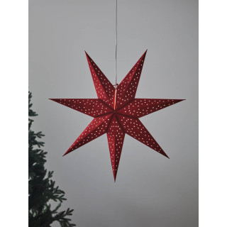Mark Slöjd Weihnachtsstern Clara rot Samt