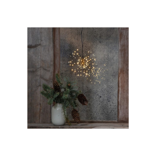 STAR Trading LED-Hängestern, FIREWORK, 80 warmweiße LEDs