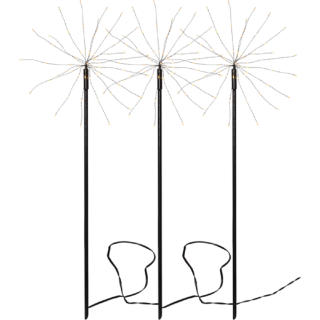 STAR Trading LED-Stäbe-Set Firework 3tlg. 180 BS warmweiß