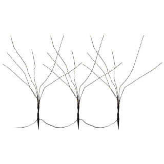 Gartenspieße LED-Bäumchen REEDY 3er-Set