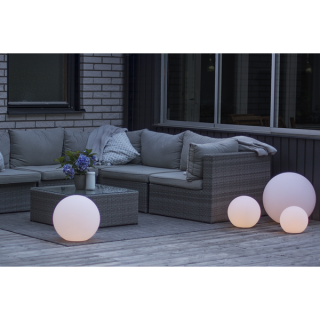 STAR Trading LED-Kugel Twilights 20cm warmweiß/RGB m. FB