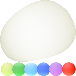 STAR Trading LED-Stein Twilights 21cm warmweiß/RGB m. FB