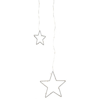 Star Trading LED-Sternenlichtervorhang Dew Drop Stars