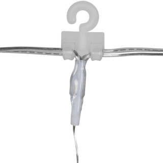 Star Trading LED-Sternenlichtervorhang Dew Drop Stars