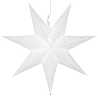 Star Trading Weihnachtsstern Romantic Papier weiß