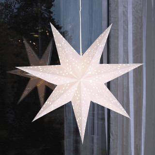 Star Trading Weihnachtsstern Romantic Papier weiß