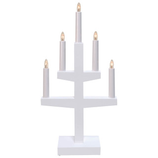 Weihnachtsleuchter Trapp Holz weiß