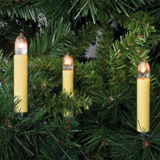 Rotpfeil LED-Weihnachtsbaumkette klar/elfenbein, 17,5 Meter, 30 x E10/8-34V/0,3W