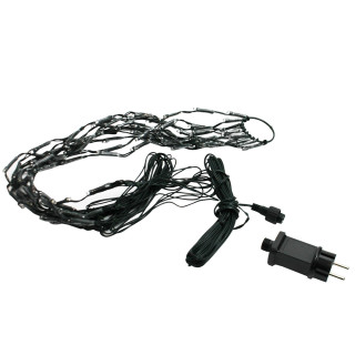 LED-Lichternetz für Buchsbaumkugeln L 90 cm 100 LED