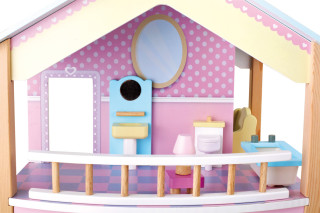 Small Foot Puppenhaus Blaues Dach 2 Etagen