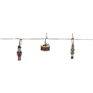 Star Trading LED-Minilichterkette Nussknacker, 10 warmweiße LEDs