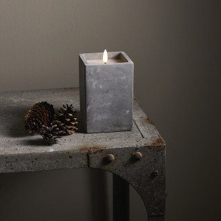 Star Trading LED-Echtwachskerze Flamme Cem, H 140 mm