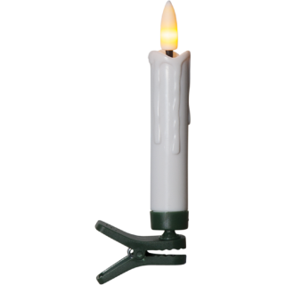 STAR Trading LED-Weihnachtsbaumkerzen kabellos FLAMME 10 BS ww innen