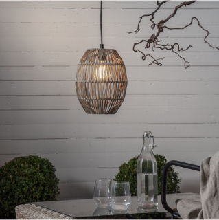 STAR Trading Lampenschirm Linde outdoor 30cm hängend
